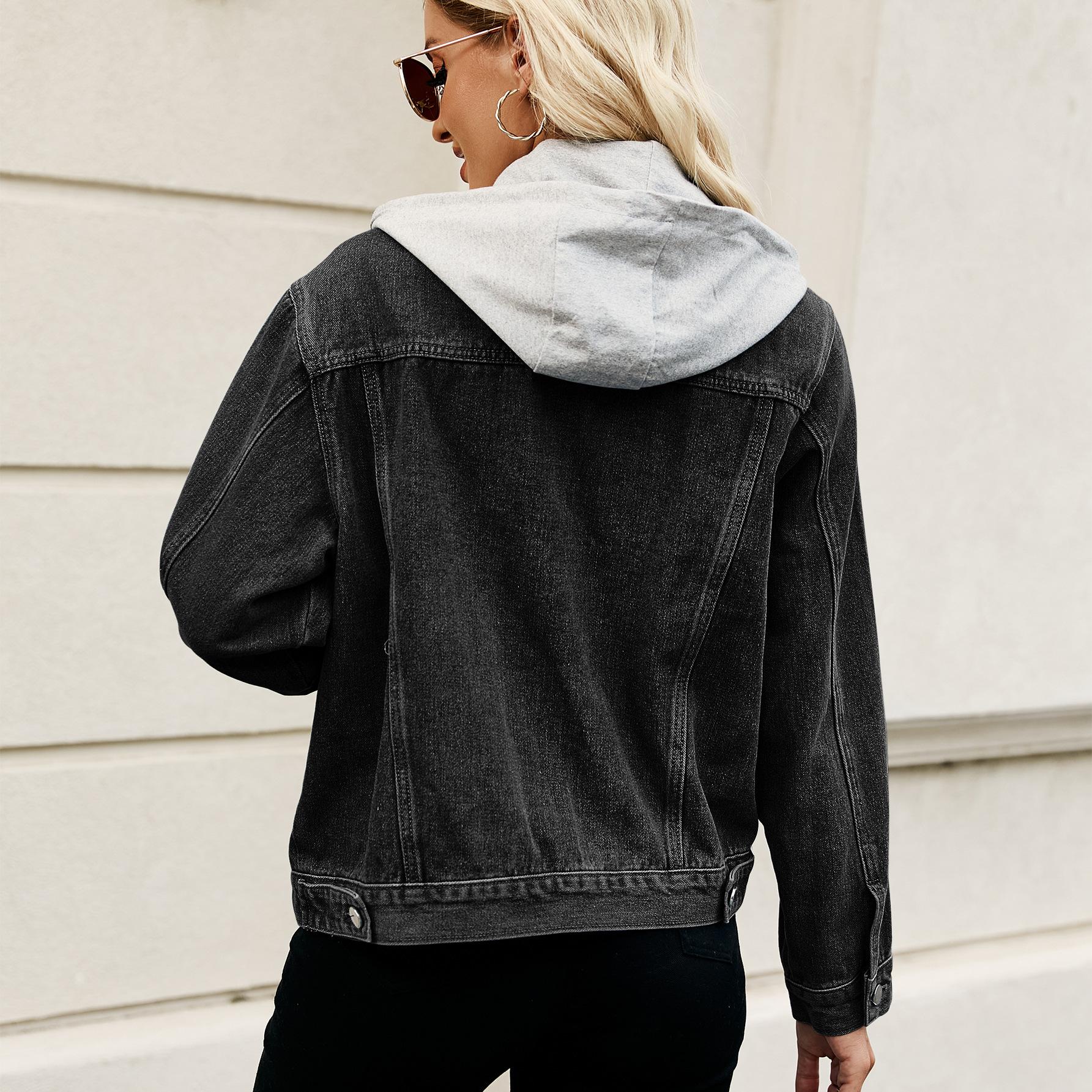 Женская одежда, новая приталенная короткая джинсовая куртка, куртка, верхняя тенденция XL