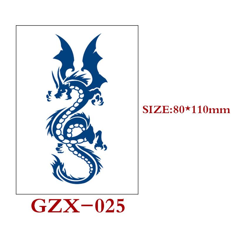 Herbal Semi-Permanent Tattoo Sticker, Semi-Permanent Tattoo Sticker, Waterproof, Sweat-Proof Tattoo