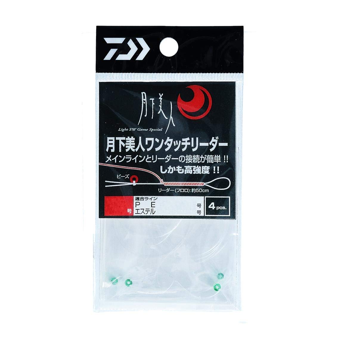 

DAIWA Fluoro Leader Moonlight Beauty One Touch Reader Натуральный Нет. 0,5
