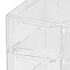 Grid Storage Box Dustproof Transparent Plastic Container Organizer for Jewelry Necklace DIY Art Craft 9 Compartments