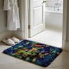 Anime NNinja Turtles Floor Mat Soft Flannel Absorbent Mat Non-Slip Rug Home Bedroom Bathroom