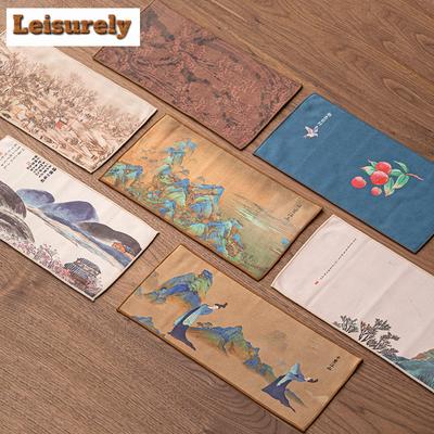 Water Absorption Tea Towel Tea Cloth Thickened Coffee Table Cloth Zen Teaware Towel Suede Fabric Rag Pad Tea Table Accessories