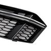 2PCS Fog Light Cover Grille Grill Fit A4 B9 S-Line S4 2016-2018