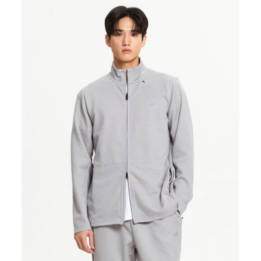 

New Balance Nbmdebp091 Мужская техническая трикотажная куртка на молнии серого цвета (15)GREY/M(095)