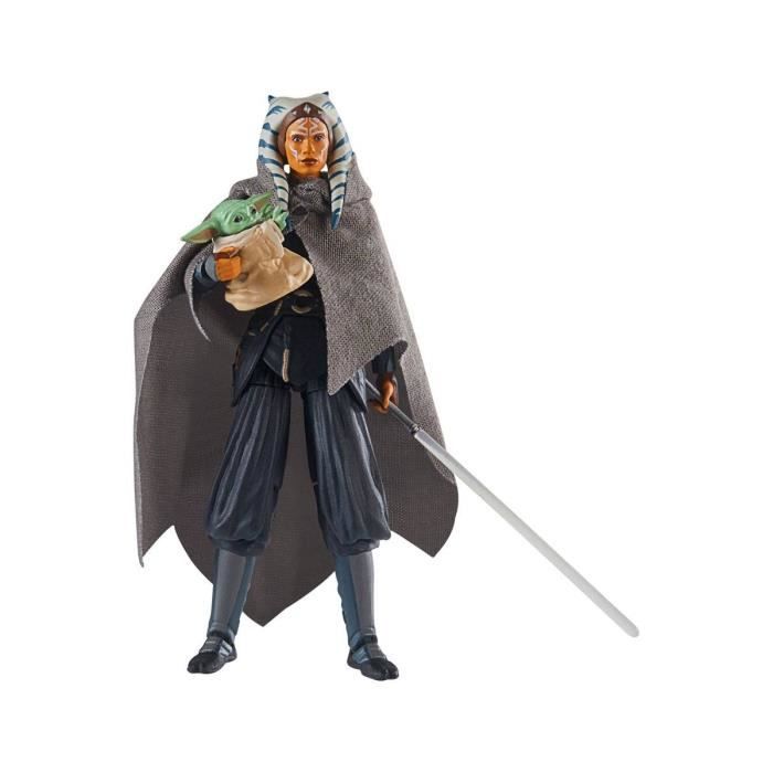 Figurka Star Wars The Mandalorian Kolekcja Vintage Ahsoka Tano & Grogu 10 cm - HASBRO - Biały