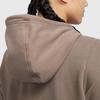 Nike Einfarbiges Logo Kapuzen-Langarm-Sweatshirt Damen Oberteile Braun FB5199-233