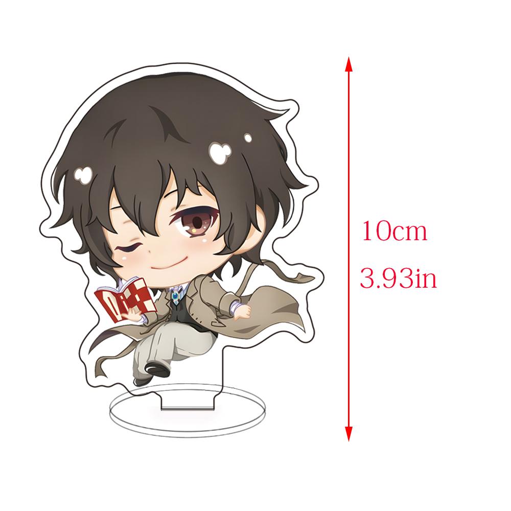 Acrylic Panel Ornaments Acrylic Stand Bungo Stray Dogs Dazai Osamu Oda Sakunosuke Figure Model Plate Desktop Decorate Xmas Gifts