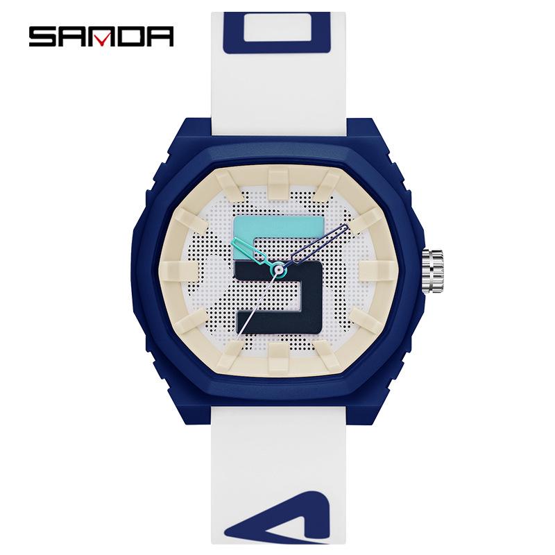SANDA Quartz Watch: Trendy Unisex Student Timepiece