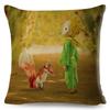 Little Prince Pillow Case Decor Cartoon France Anime Print Cushion Cover for Sofa Home Children Room Linen Throw Pillowcase