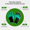 Pair Garden Gloves with Fingertips Claws Protective Working Gloves for Planting Digging Weeding