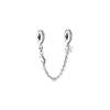 Butterfly Chain Pendant Unisex Jewelry Silver 797865CZ