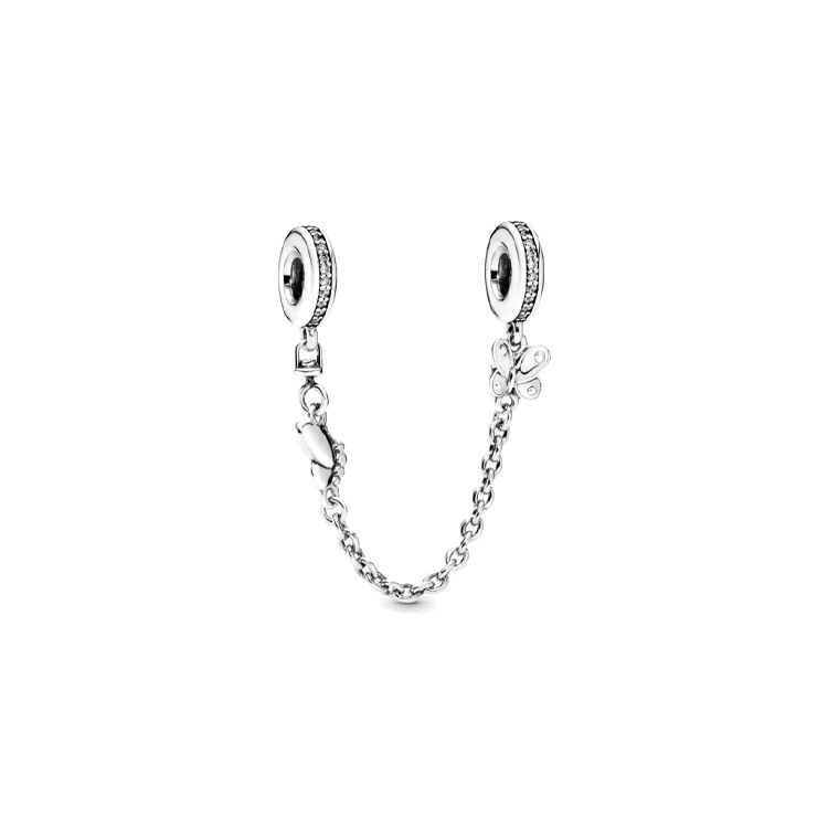 

Pandora Butterfly Chain Pendant Unisex Jewelry Silver 797865CZ Box