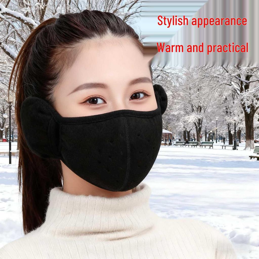 Winter Cycling 2-in-1 Windproof Mask with Ear Protection for Men and Women