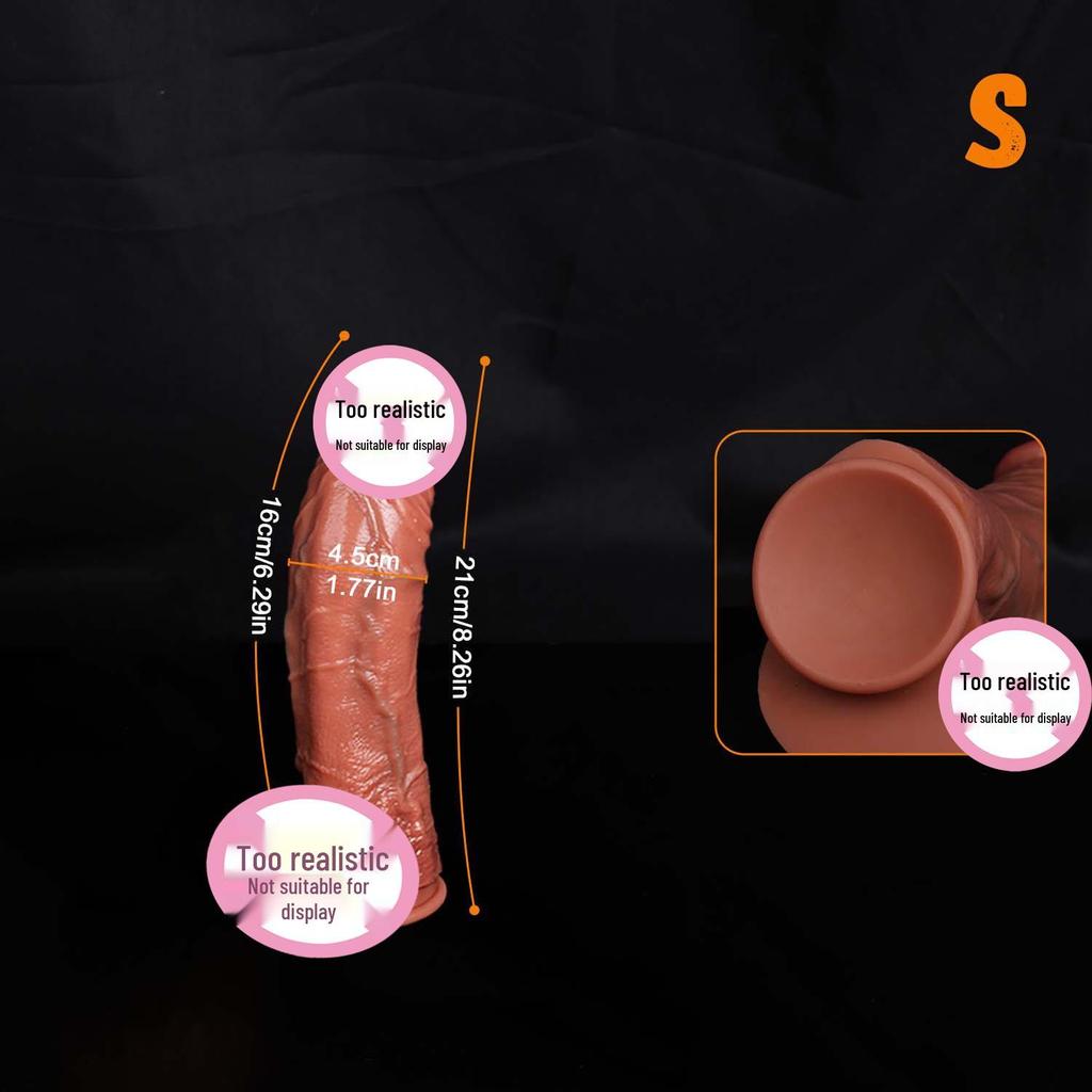 Realistic Silicone Penis Female Masturbator Adult Toy