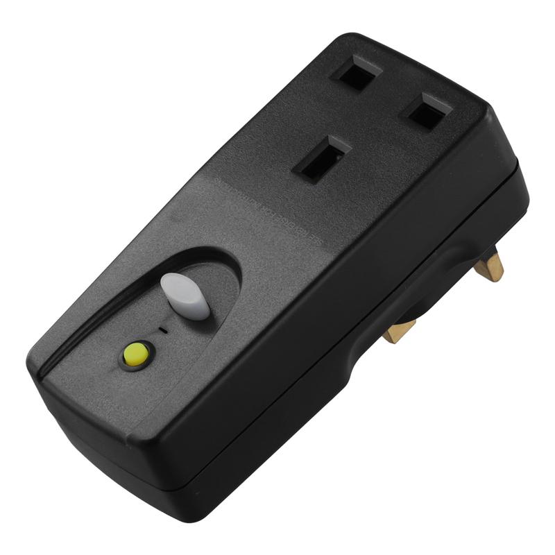 New 13A RCD Plug Safety RCD Adaptor,with Circuit Breaker Safety Protection for Pool Pump, Power Pressure Washer Uk Plug