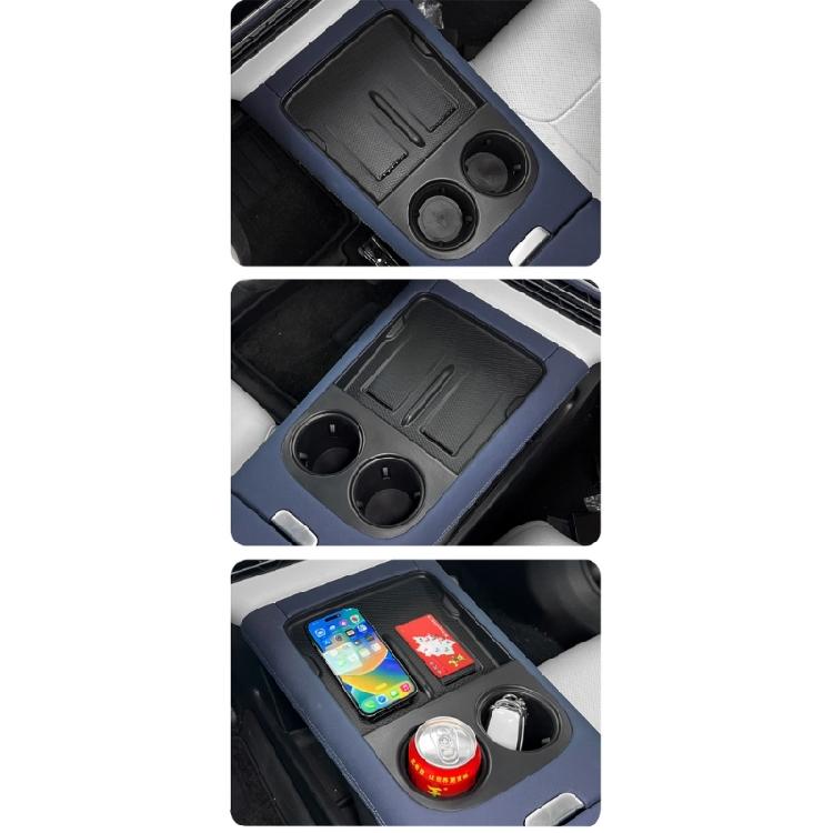Central Control Silicone Pad Water Cup Holder Insert Pad for Xpeng G6 Auto Accessories Anti Slip Pad