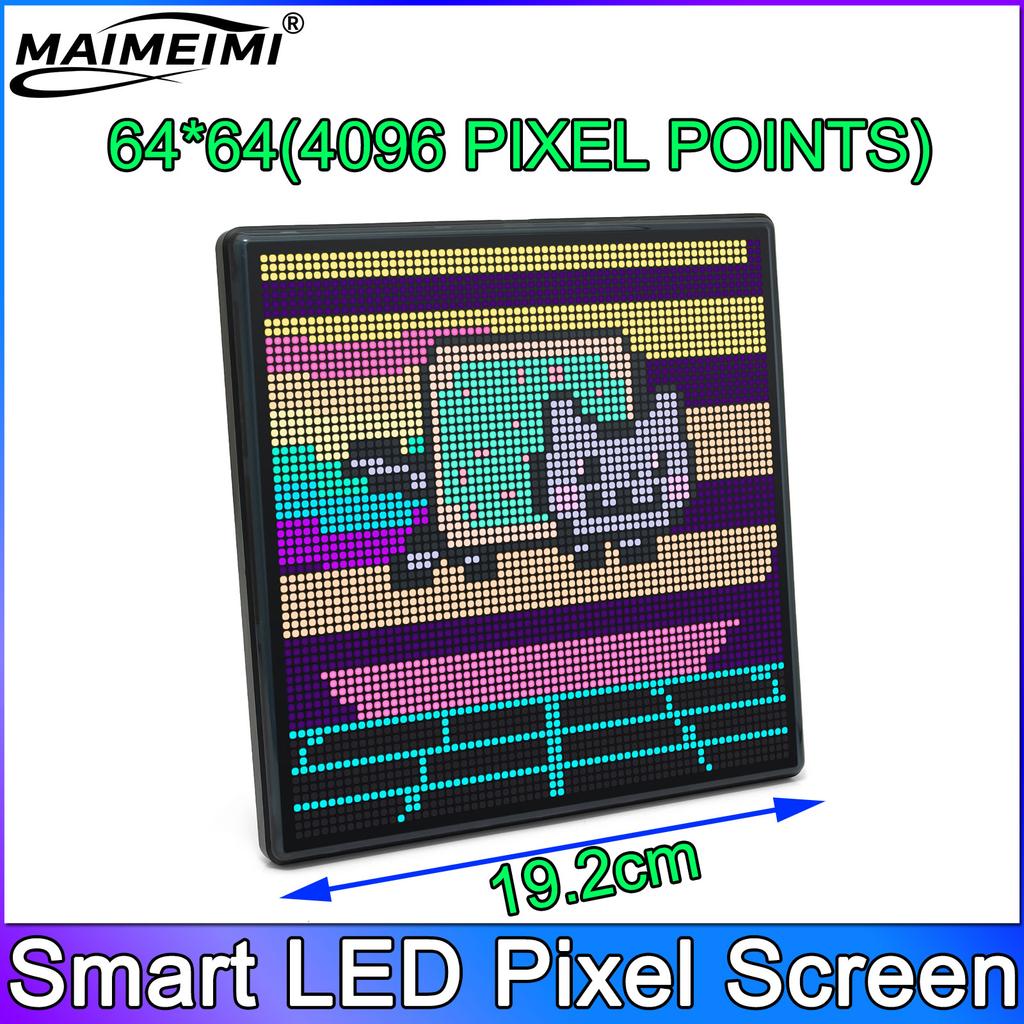 AD LED Panel DIY Smart LED Display Screens RGB LED Module Sign Matrix Pixel Creative Signboard Advertising Light Desktop Wall