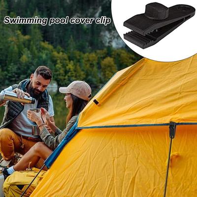 Tarp Clips Heavy Duty Lock Grip Waterproof Tarp Clips Camp Awning Clips Heavy-Duty Boat Cover Clips Sunshade Clips For