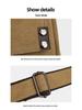 Men's Large Canvas Crossbody Bag - Casual and Wear-Resistant Shoulder Bag for Students and Commuters