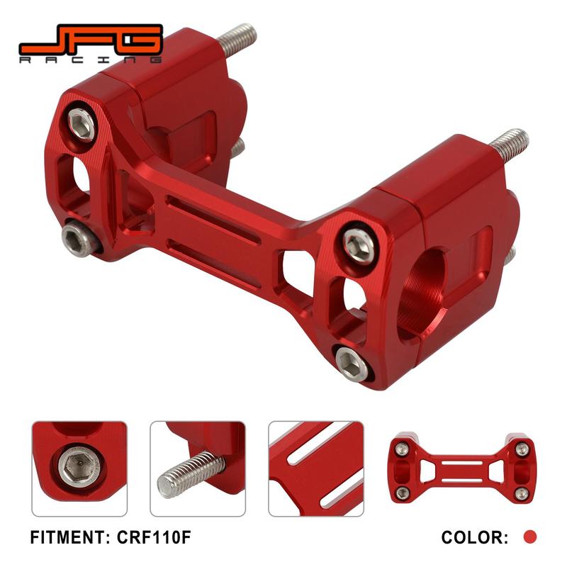 Bar Riser Mount Motorcycles Accessories Handlebar Clamp Handlebar Risers Adapter Bar Clamps For Honda CRF110F CRF 110F Dirt Bike
