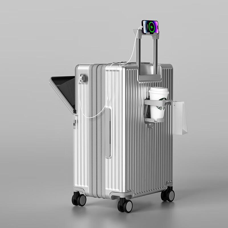 Xiaoyan Expandable Front-Opening Carry-on Suitcase 20 inch