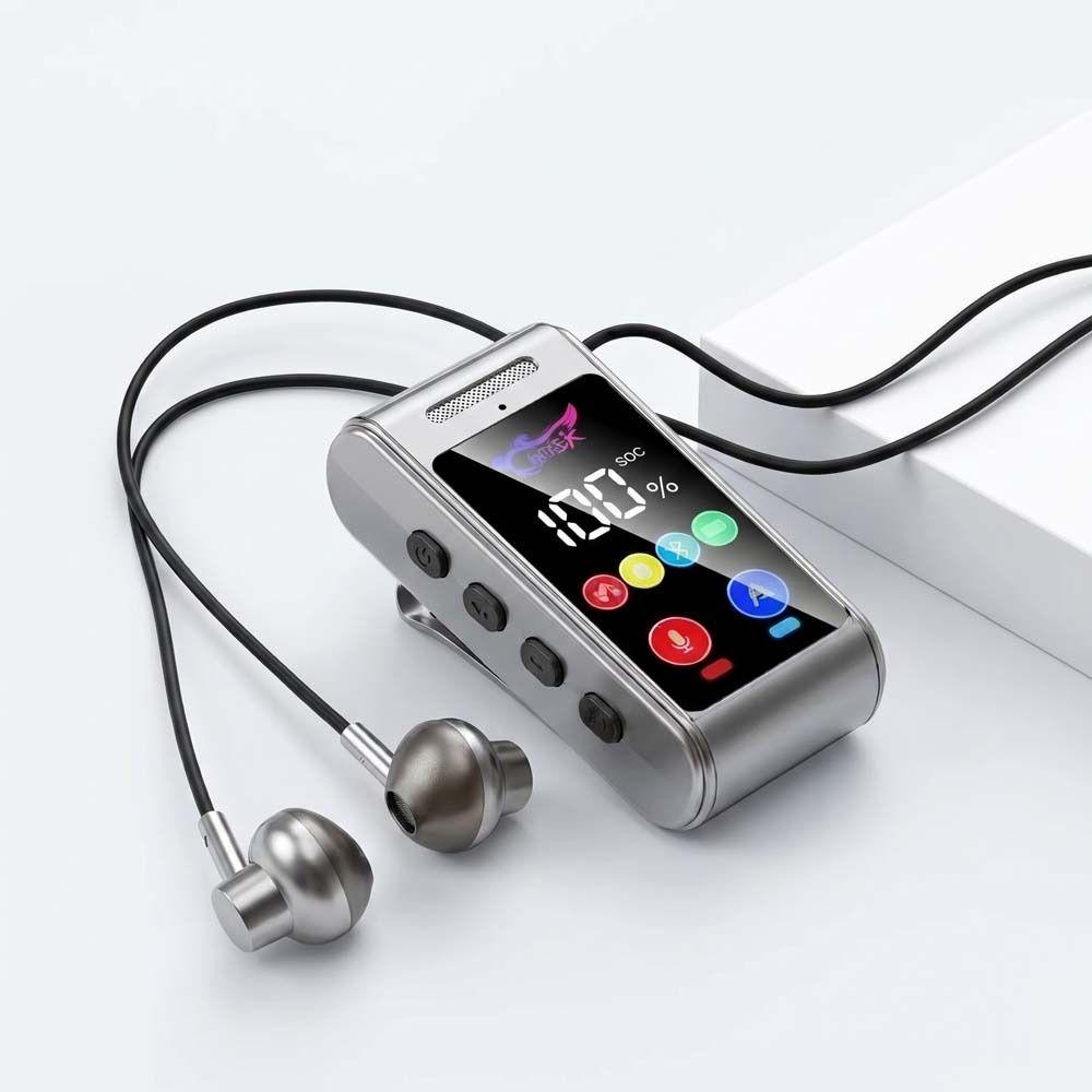 Ultra Long Battery Life Bluetooth Headset LED Screen Wireless Headphones  HD Calling