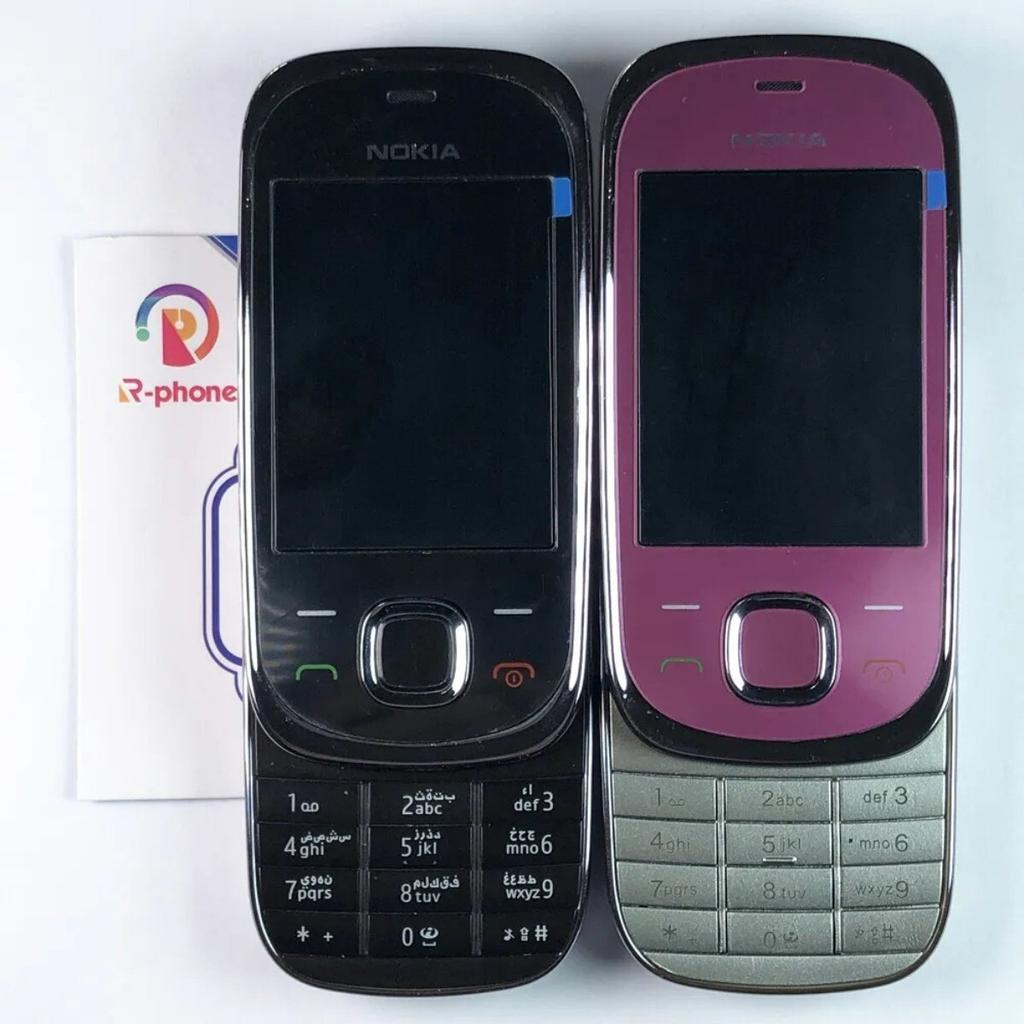 Teléfonos Móviles Reacondicionados Nokia 7230 Teclado Deslizante Original 3G Bluetooth 3.2MP FM JAVA MP3