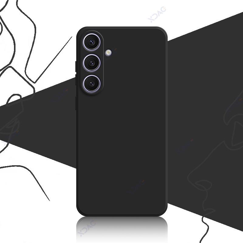 Square Liquid Silicone Phone Cases for Samsung Galaxy S25 Plus Ultra SamsungS25Ultra 360 Soft Protective Cover Anti-fall Armor