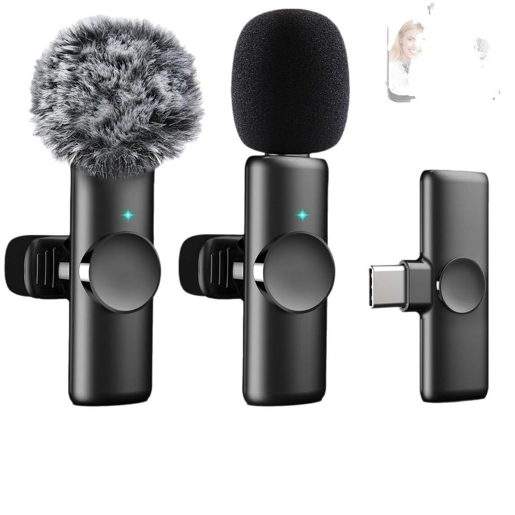 Wireless Lavalier Microphone K11: Portable Noise-Reducing Mic for Mobile & Live Streaming