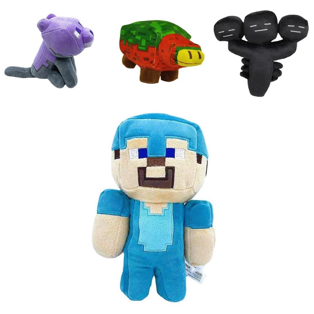 Pluszowa Lalka Minecraft Miękki Pluszowy Zwierzęcy Figurka Krótki Plusz Tkanina 20-23cm Wysokości