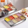 777 Commercial 8-Compartment Condiment Organizer
