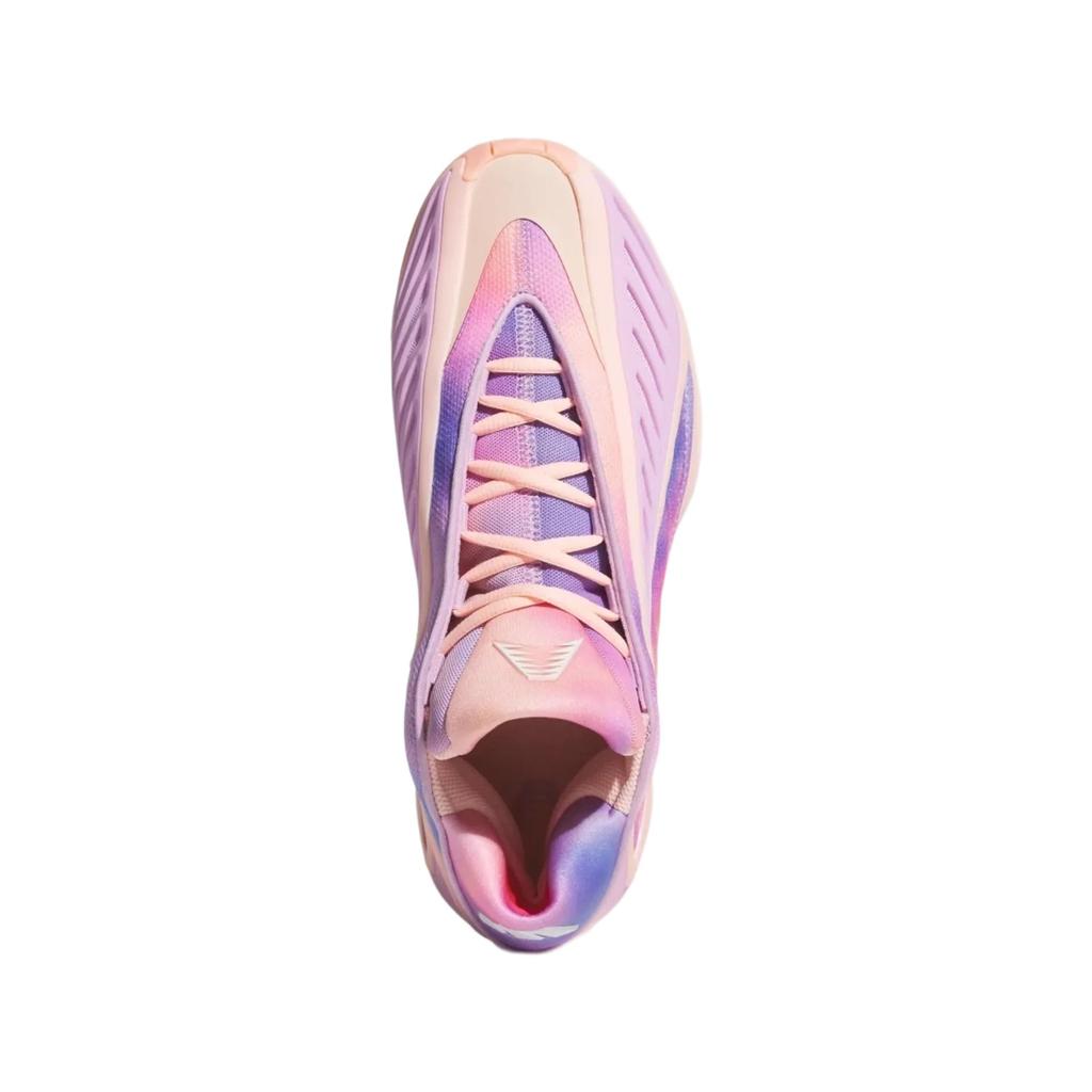 adidas Ae2 3ssb Sport Tie-Dye Gradient Basketbalové boty Unisex Tenisky Růžová Fialová KJ1887