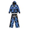 Unisex Streetwear Kapuzen-Reißverschluss-Sweatshirt Jogginghosen-Set Baumwolle Lockere Passform Lässiges Outfit