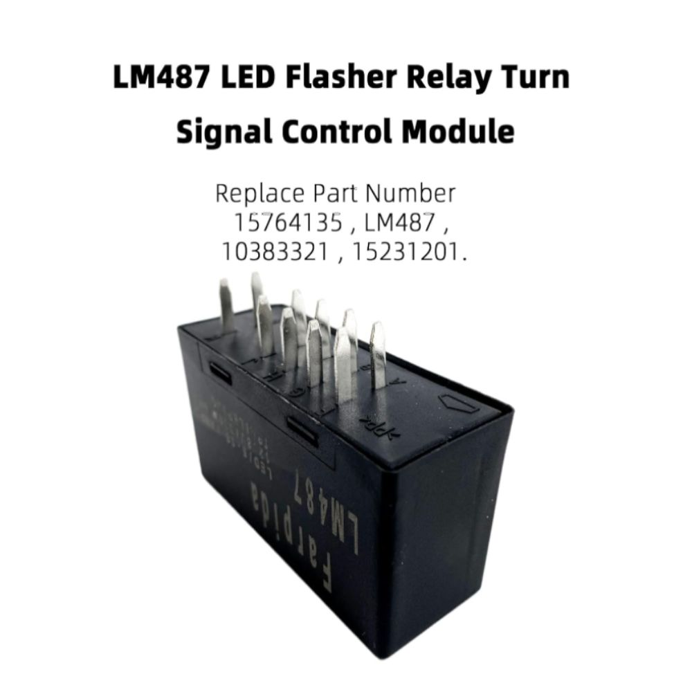 Metal Flasher Relay 10 Pins 15764135 Reliable Fix Hyper Flash  for Yukon 2003-2006