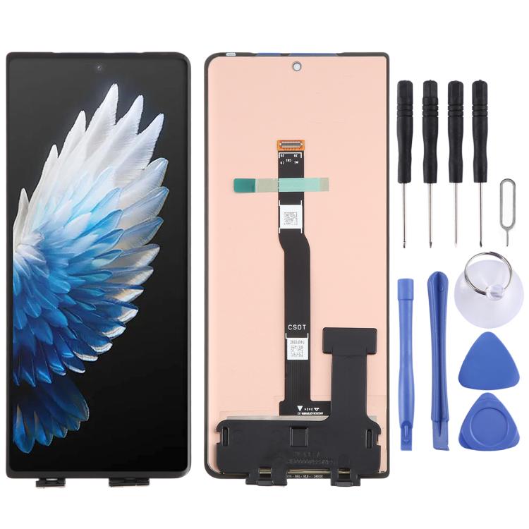 Для Tecno Phantom V Fold2 AE10 Оригинальный LCD Второй Экран с Тачскрином Полная Сборка TECNO&for Tecno Phantom V Fold2 AE10