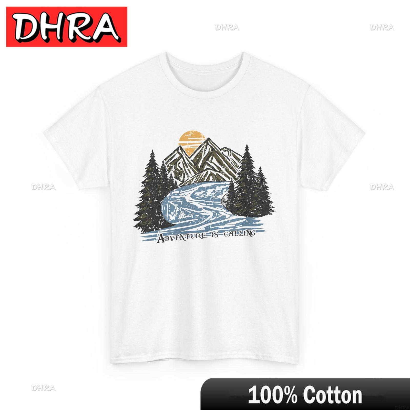 Retro Mountain T-Shirt Adventure Tee Adventure Is Calling Mountain Shirt Aesthetic Simple Trendy Tshirts Cool Tee Party Style S разноцветный