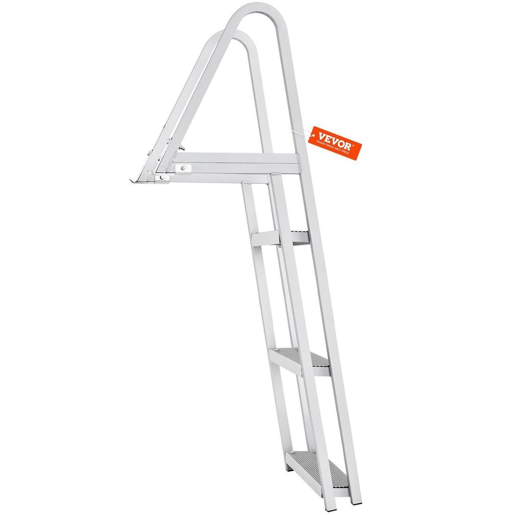 3-step ladder 159 kg boat ladder removable 610 x 455 x 1225 mm