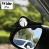 2pcs 360 Degree Adjustable Blind Spot Mirror Wide Angle Rear View Mirror  Blind Spot Detection