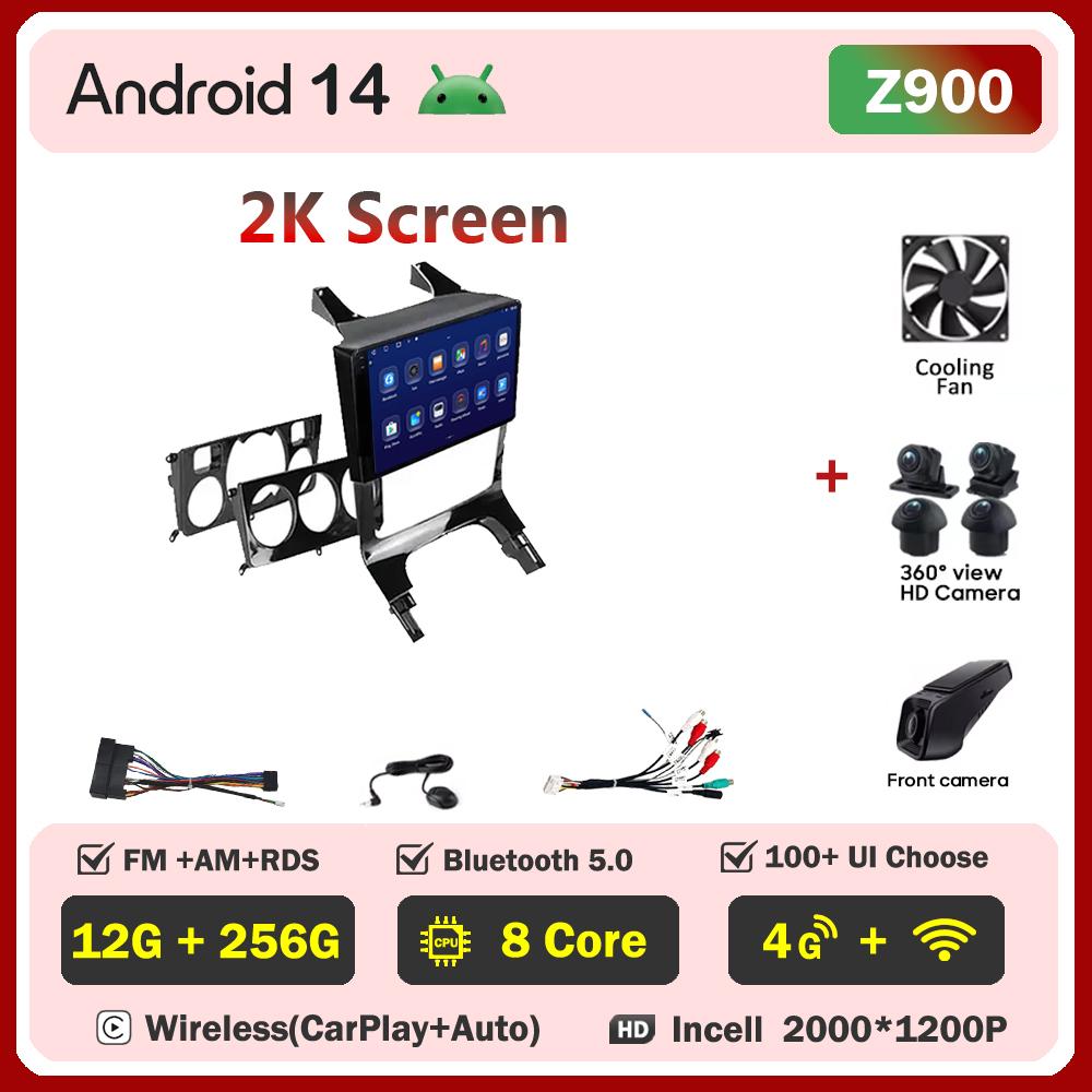 Android 14 For Peugeot 3008 5008 AT MT 2009 -2015 Car Radio Carplay GPS Navigation Android Auto 5G Wifi DVD Stereo Screen RDS