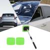 Windshield Cleaning Tool 180 Degree Rotating Telescoping Pole Windshield Cleaning Tool Glass Brush for Shower Room Bathroom