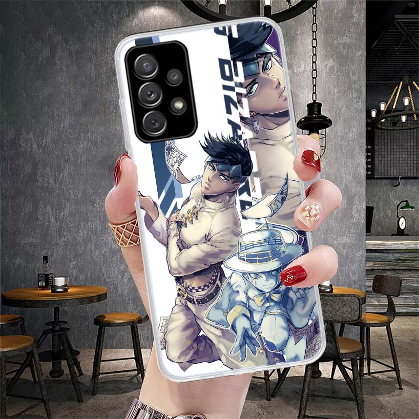JoJo Bizarre Adventure Anime Phone Case For Samsung Galaxy A12 A22 A32 A52 A72 A02S A51 A50S A71 A70 A31 A20S Note 20 Ultra S10