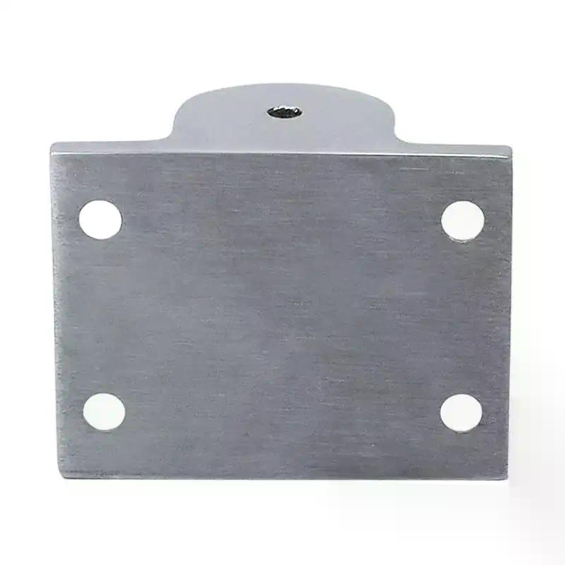 20/22/25mm Stainless Steel Square Tube Post Base Fixation Anti Corrosion Marine Bracket For Boat Handrail Deck Rail Support