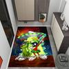Space Adventure Friends Area Rug Perfect for Game Room Kitchen Dining Room Study Room Antislip Carpet Anime Office Decor