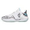Anta Water Flower 4 Nitrogen Technology Cushioning Support Low top Performance Basketball Shoes Men's White Blue 112221602-10