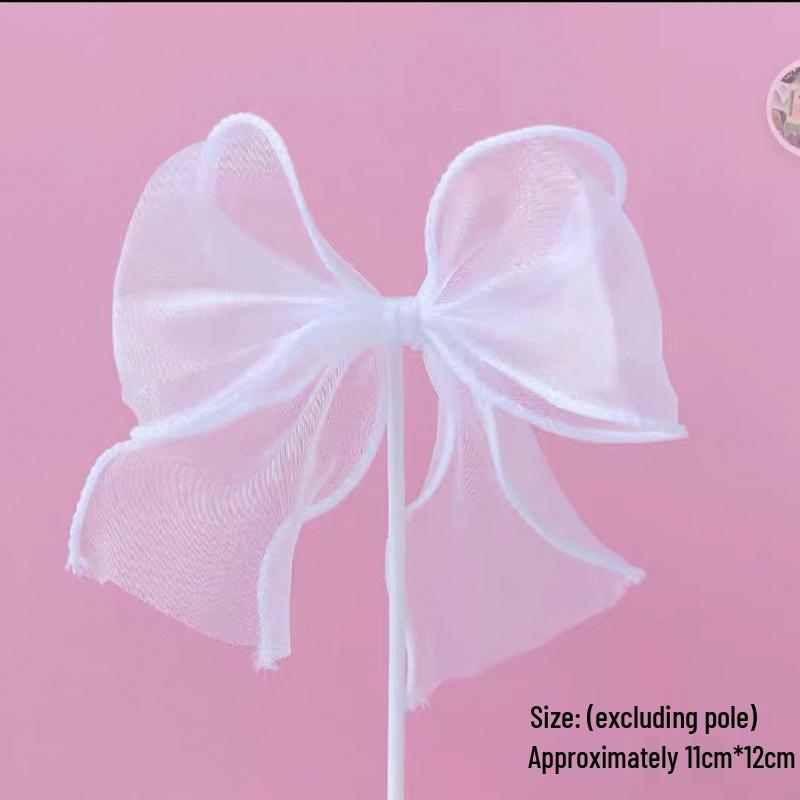 Pearl White Bow Ribbon for Mother s Day and Qixi Festival Decorations