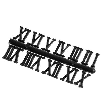 Wall Clock Numbers Replacement Parts Set with Roman and Arabic Numerals and Quartz Needle for DIY Clock Crafting