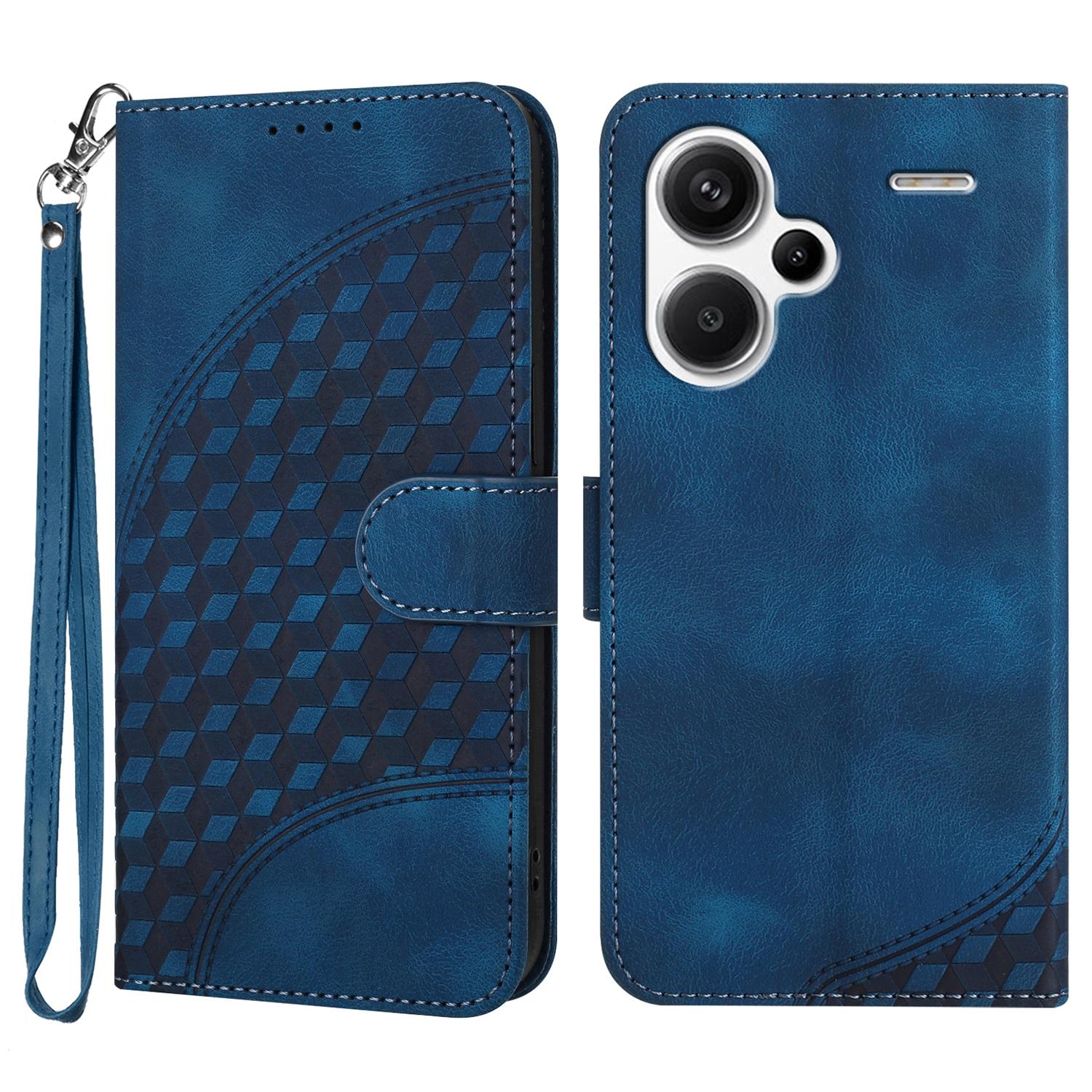 

YX0060 For Xiaomi Redmi Note 13 Pro+ 5G Leather Wallet Case Elephant Head Pattern Sapphire