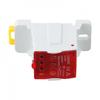 Essential Wiring Accessory Red Power Distribution Junction Box for DIN Rails