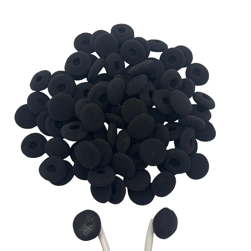 

EDEN ear cushion replacement ear pads about 100 pieces set 18mm High elasticity Light and soft Made of high quality sponge [E890]