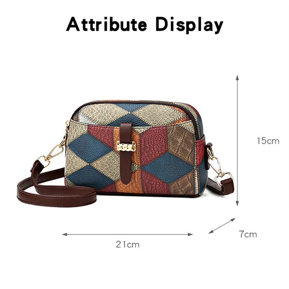 Fashion PU Lether Shoulder Bags Large Capacity Crossbody Bags Mom's Bag Women Female